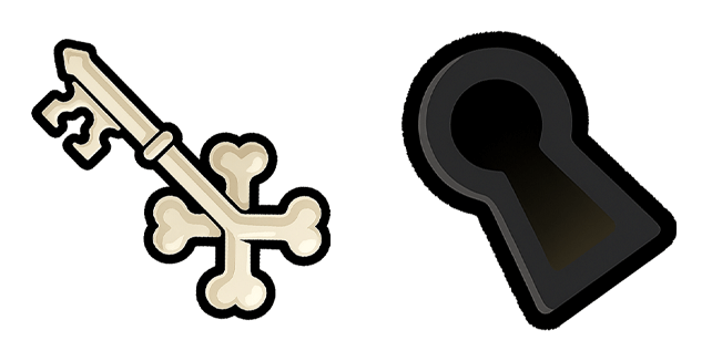Skeleton Key & Keyhole Cursor