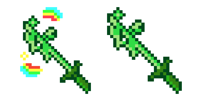 Deltarune Trefoil Sword Animated Cursor
