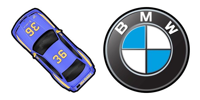 Purple BMW M3 Cursor