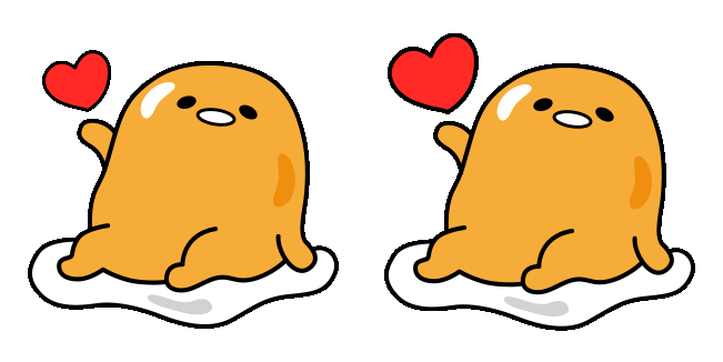 Sanrio Gudetama Love You Animated Cursor