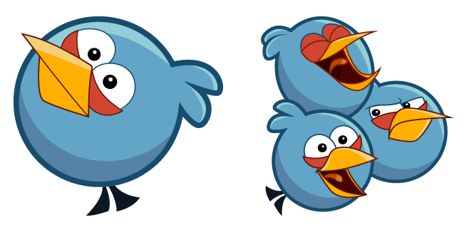 Angry Birds The Blues Cursor