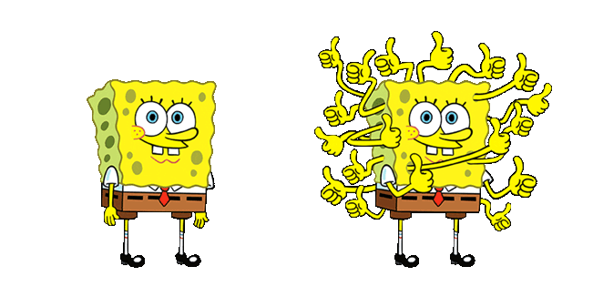Spongebob Thumbs Up Cursor