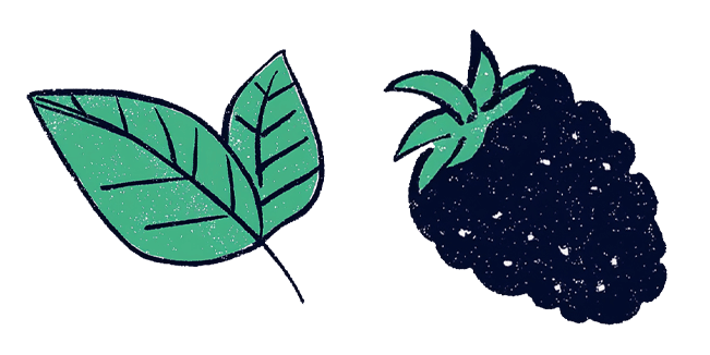 Green Leaf & Blackberry Fruit Cursor