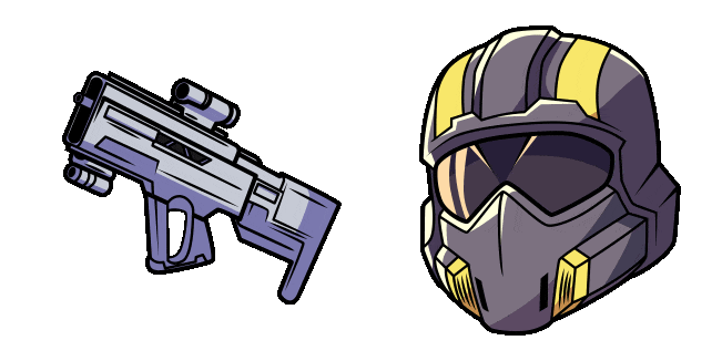 Helldrivers 2 Soldier & Gun Animated Cursor
