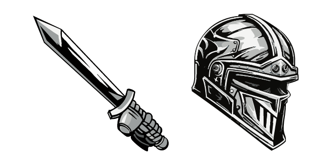 Dark Fantasy Aesthetic Knight & Sword Cursor