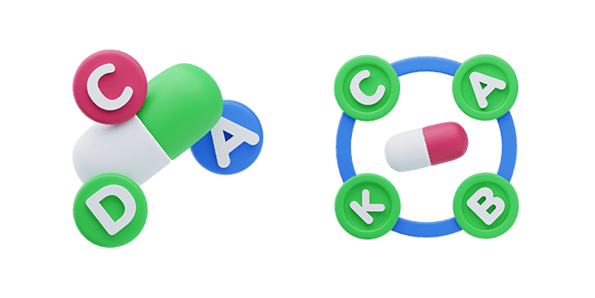 Supplement & Multi-Vitamin 3D Cursor