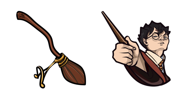 Harry Potter & Nimbus 2000 Cursor