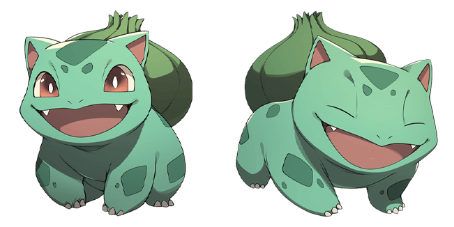 Pokemon Smiling Bulbasaur Cursor