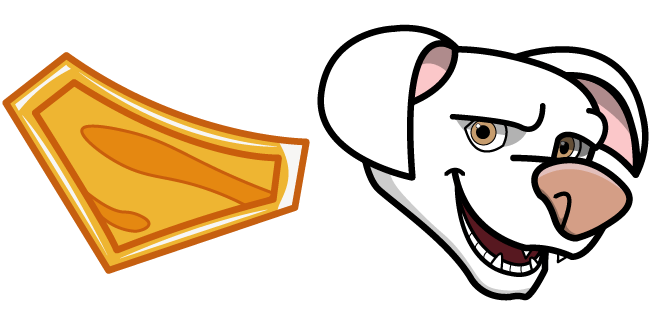 DC League of Super-Pets Krypto & Badge Cursor