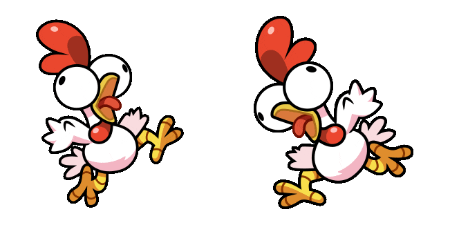 Squad Busters Chicken Animated Cursor