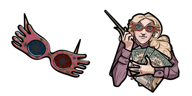 Harry Potter Luna Lovegood & Spectrespecs Glasses Cursor