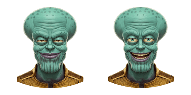 Thanos Squidward Meme Cursor
