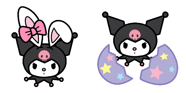 Sanrio Easter Kuromi Animated Cursor