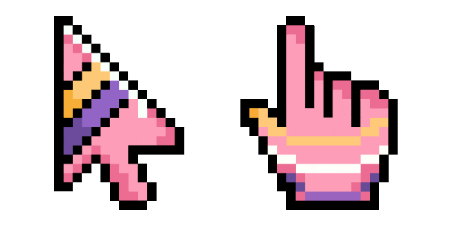 Easter Egg Color Pixel Animated Cursor