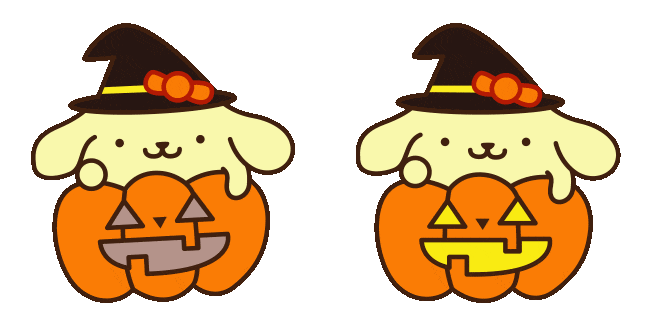 Sanrio Pompompurin in Pumpkin Animated Cursor