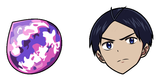 Chained Soldier Yuuki Wakura & Peach Animated Cursor