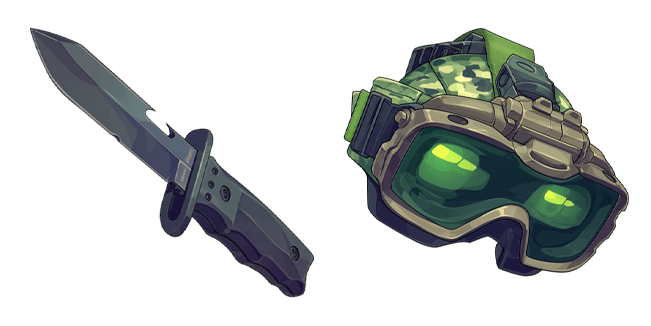 Tactical Knife & Glasses Cursor