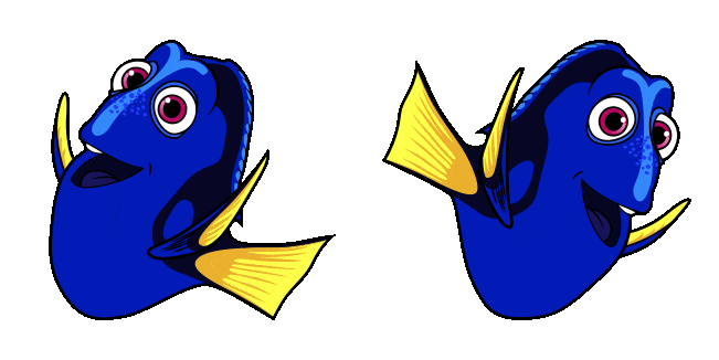 Finding Nemo Dory Animated Cursor