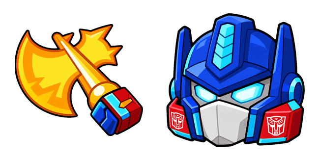 Squad Busters Optimus Prime & Axe Cursor