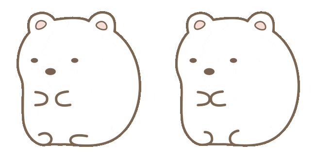 Sumikko Gurashi Shirokuma Animated Cursor