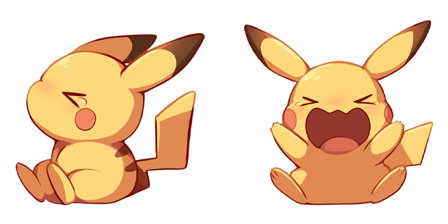Pokemon Pikachu Crying Cursor