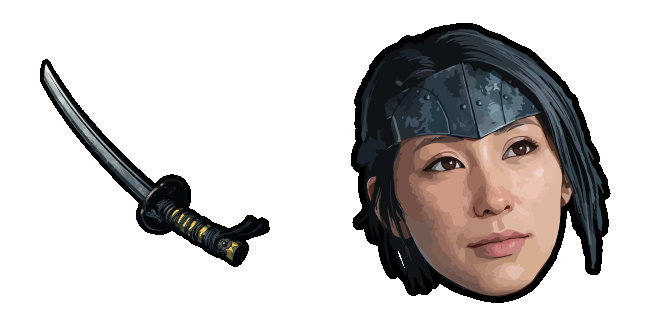 Ghost of Yotei Atsu & Katana Animated Cursor