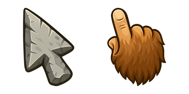 Caveman Stone Arrow & Yeti Hand Cursor