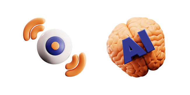AI Eye & AI Brain 3D Cursor