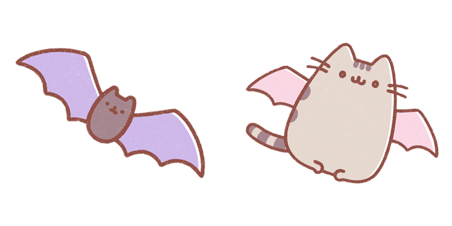 Halloween Pusheen the Bat Cursor