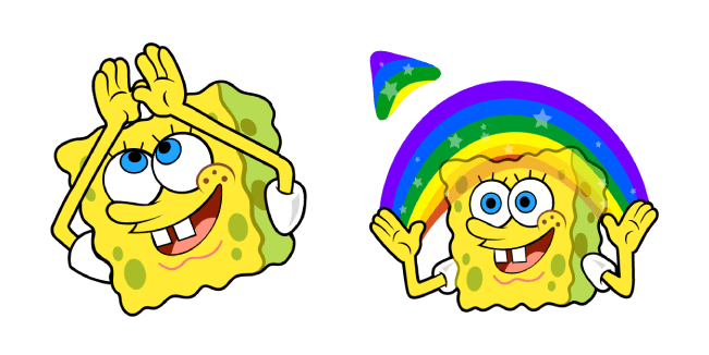 Sponge Bob Imagination Meme Cursor