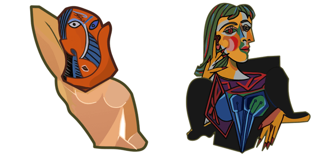 Pablo Picasso The Girls of Avignon & Dora Maar Cursor