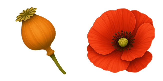 Poppy Flower Cursor