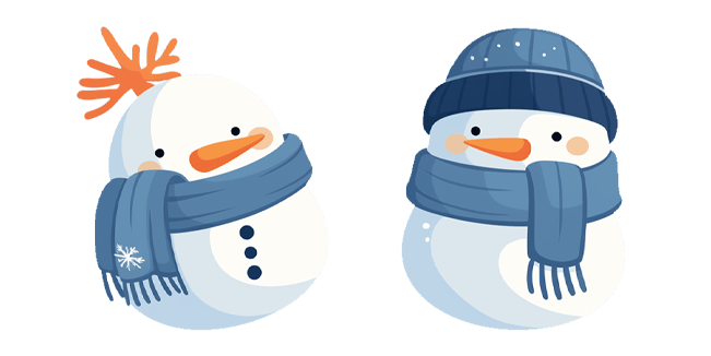 Adorable Little Snowman Cursor