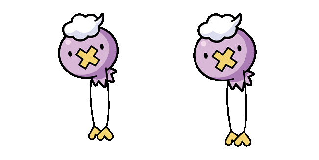 Pokemon Drifloon Animated Cursor