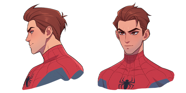Marvel Unmasked Spider-Man Cursor