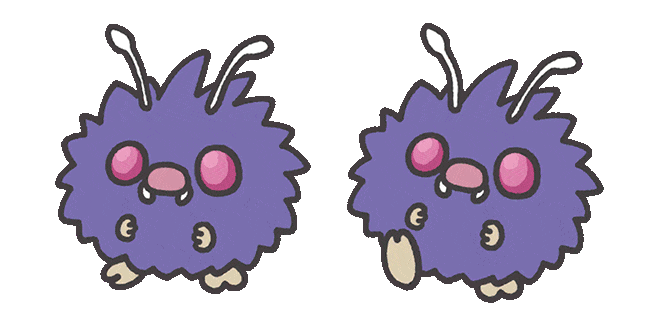 Pokemon Smile Venonat Animated Cursor