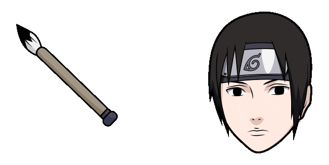 Naruto Sai & Brush Animated Cursor