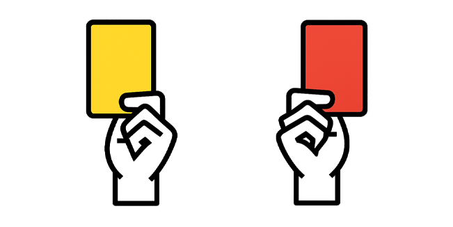 Referee Yellow Card & Red Card Cursor