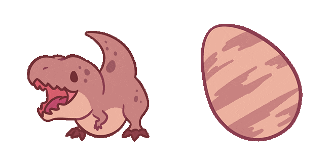 Cute Baby T-Rex Animated Cursor