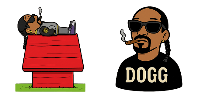 Snoop-Dog x Peanuts Snoopy Cursor