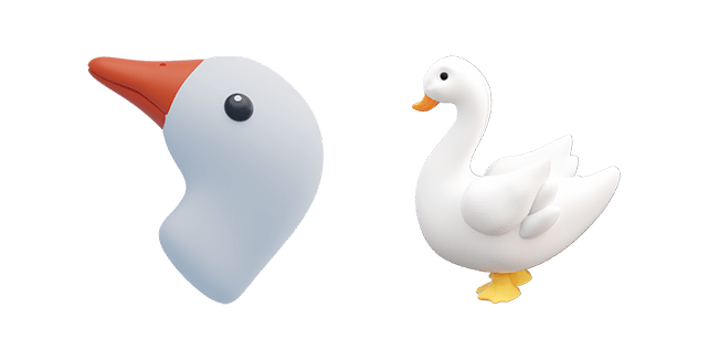 White Goose 3D Cursor