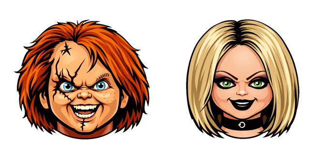 Chucky & Tiffany Valentine Cursor