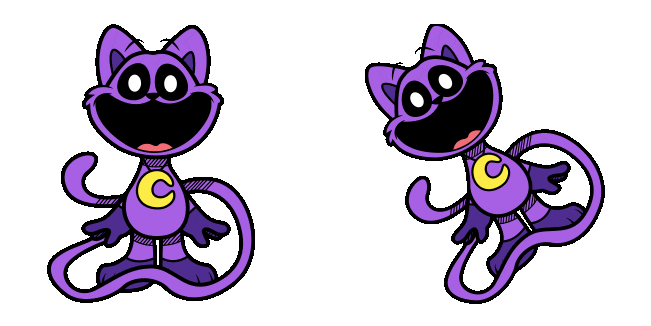 Poppy Playtime Smiling Critters CatNap Animated Cursor