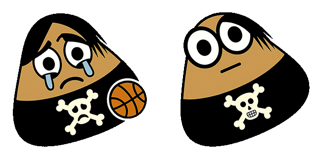 Emo Goth Pou Meme Animated Cursor