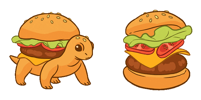 Bro-Mon Burger-Turtle Animated Cursor