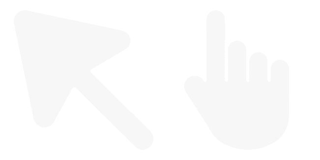 Blank Hidden Arrow & Hand Cursor
