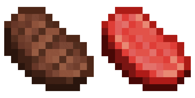 Minecraft Steak Animated Cursor