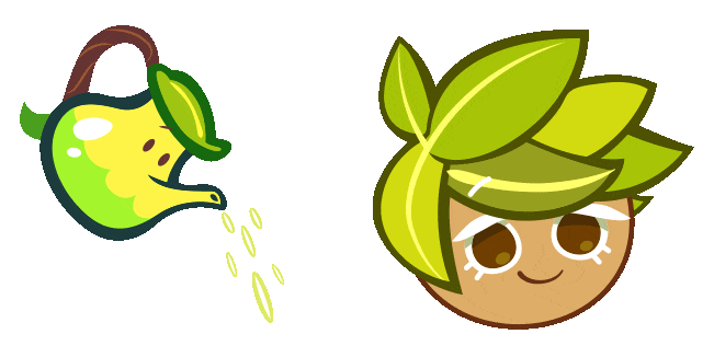 Cookie Run Herb Cookie & Herb Teapot Animated Cursor