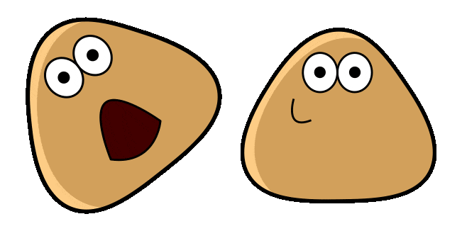 Pou Eating Animated Cursor
