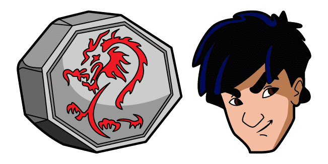 Jackie Chan Adventures Jackie & Dragon Talisman Cursor